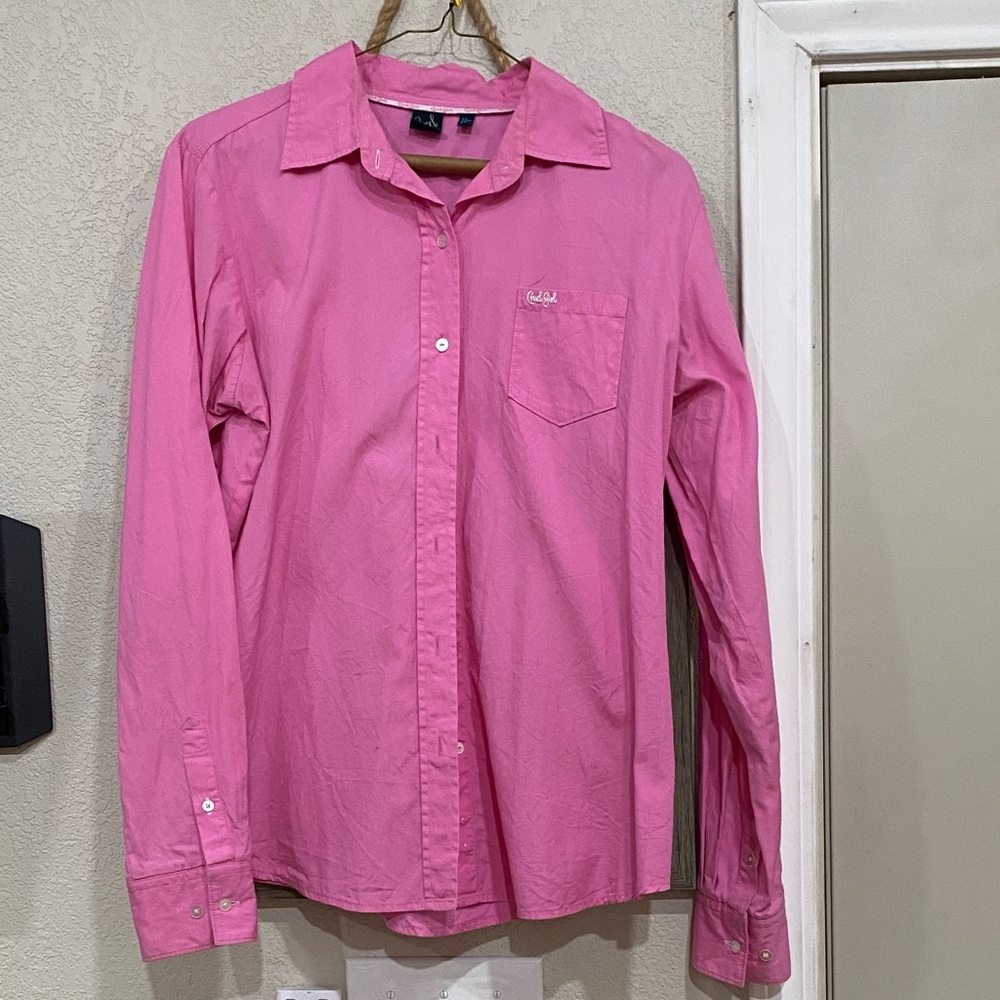 Cruel Girl Pink Western Rodeo Shirt